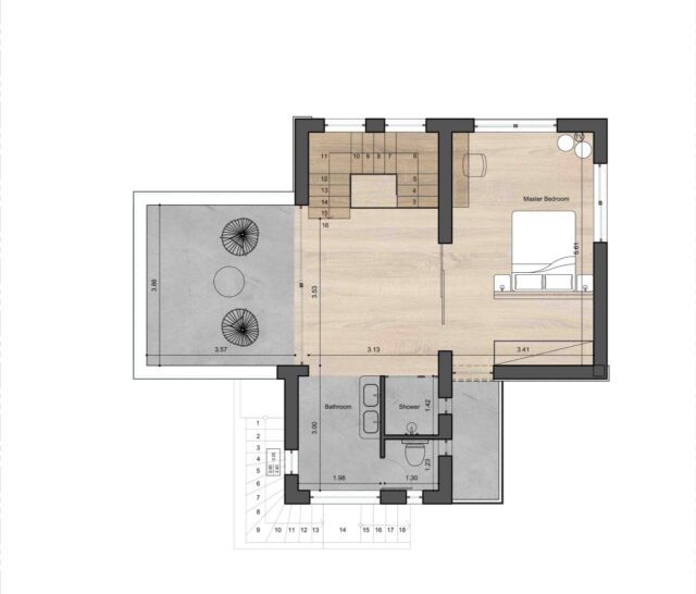 Geolivia Villa - Floor Plan - First Floor